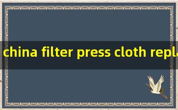 china filter press cloth replacement